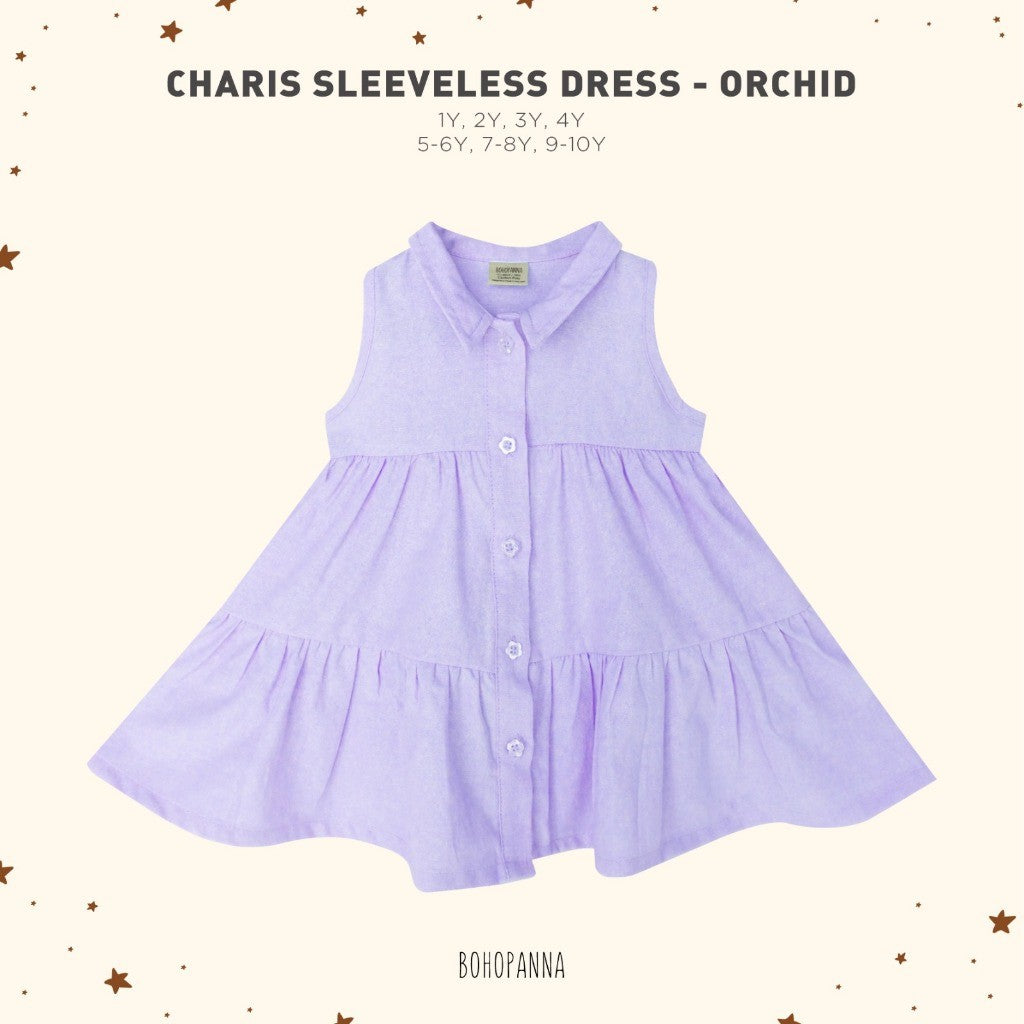 BOHOPANNA - CHARIS SLEEVELESS DRESS - DRESS ANAK PEREMPUAN