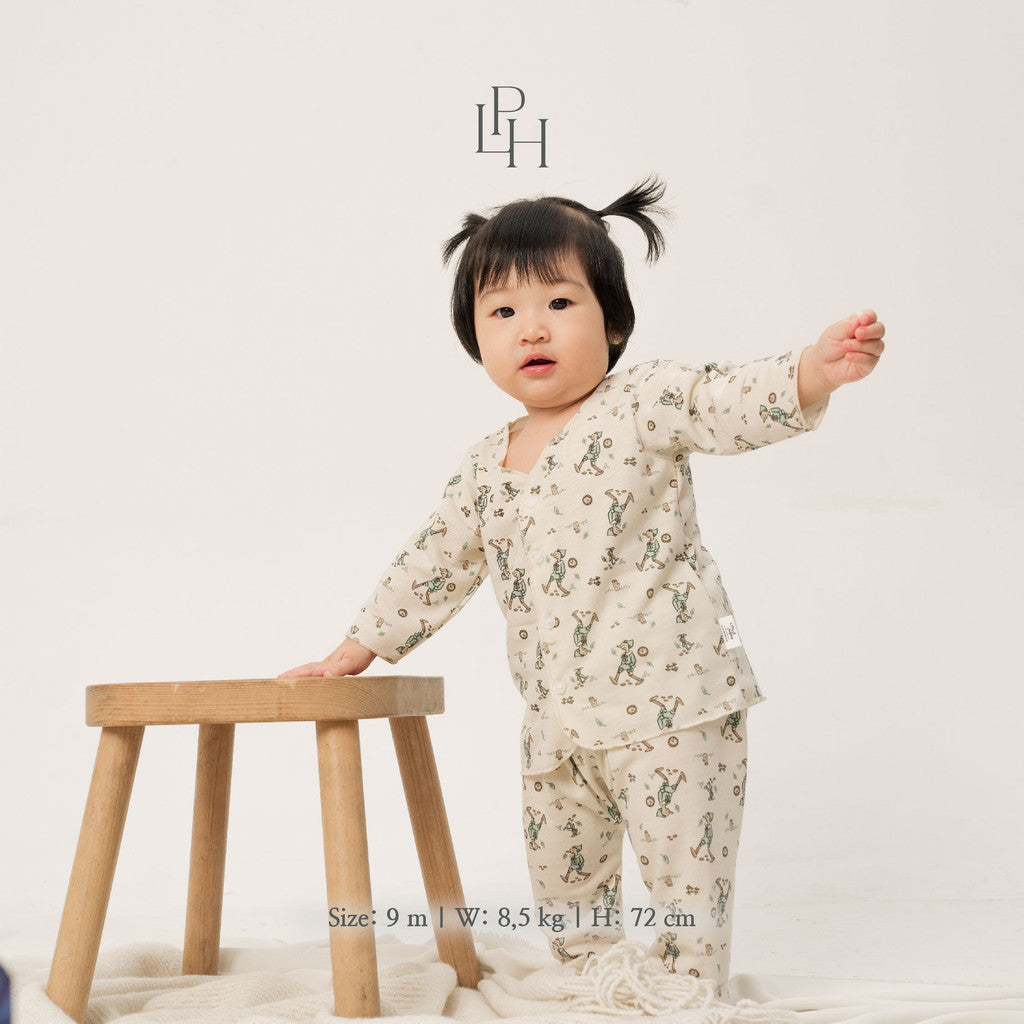 Little Palmerhaus - Little Wear Long Set (Setelan Bayi Lengan Panjang)