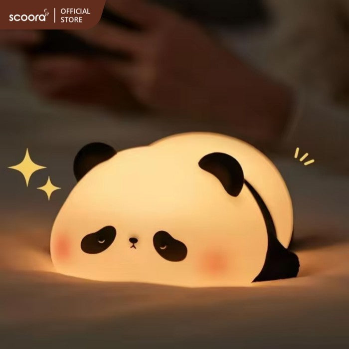 Scoora Raizin Lampu Tidur Silicone Tepuk Rechargeable