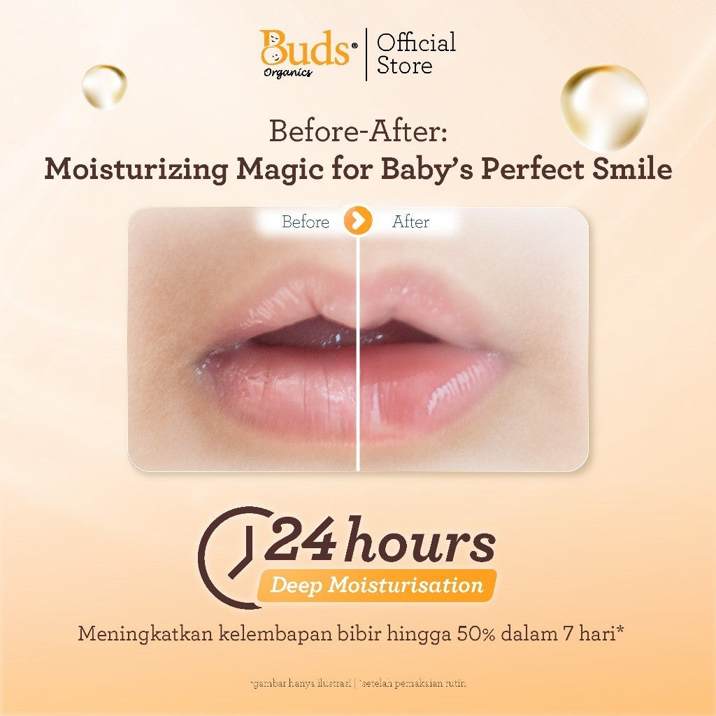 Buds Precious Baby Nourishing Lip Balm - Pelembab Bibir Bayi