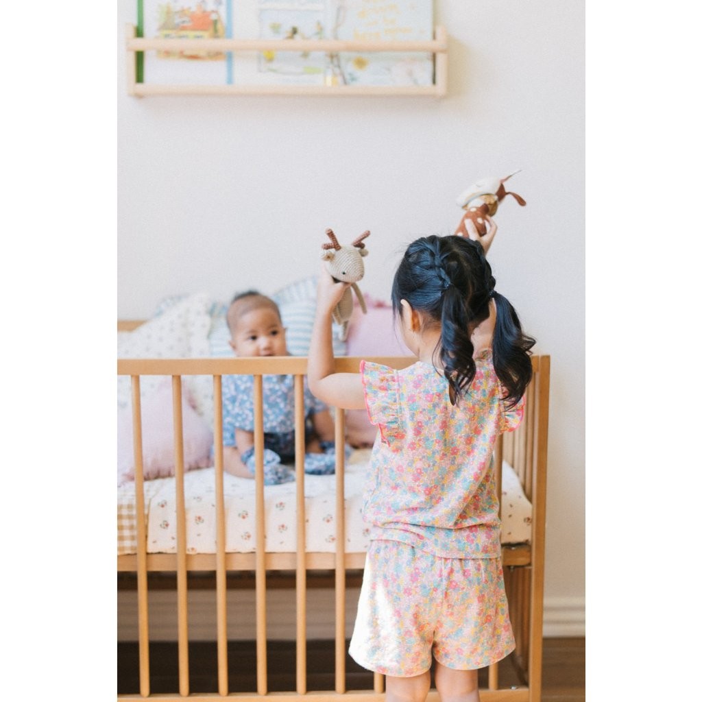 BOHOPANNA - PANNADAILY - PANNA DAILY - BABY & BAYI - SET BABY GIRL PRINT - SET KIDS GIRL PRINT - FLOWERS SERIES - Setelan Anak