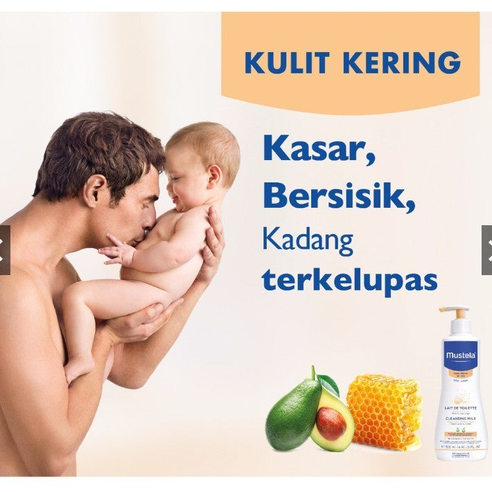 Mustela Nourishing Cleansing Gel with Cold Cream 300 ml Sabun Mandi Bayi Kulit Kering