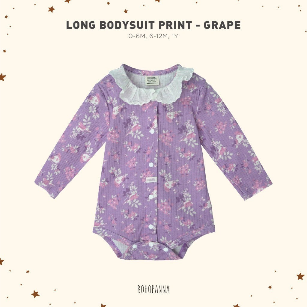 BOHOPANNA - LONG BODYSUIT GIRL - JUMPER BAYI