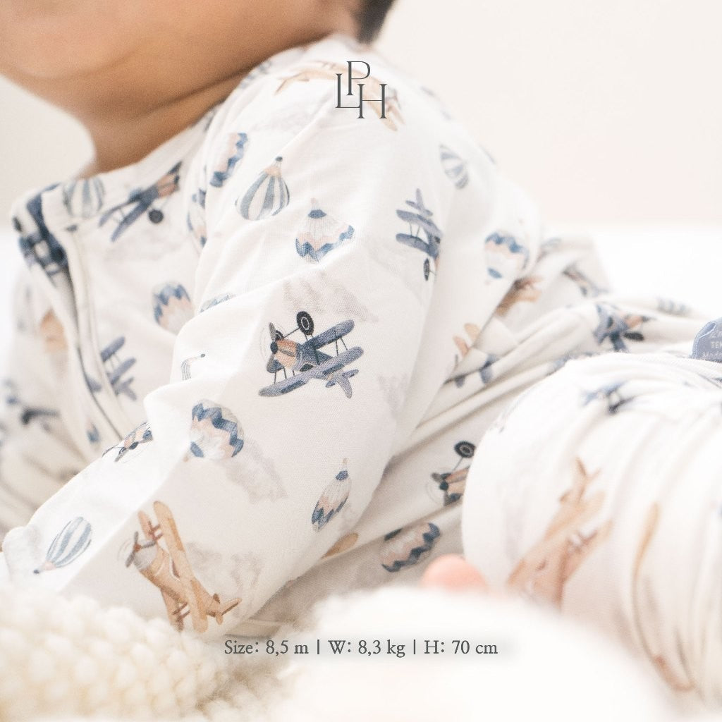 Little Palmerhaus - Tencel Sleepsuit 2.0 (Jumpsuit Bayi)