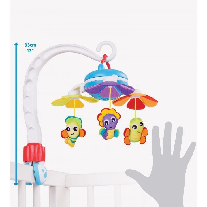 Playgro Musical Travel Mobile - Mainan Gantung Stroller - Mainan Gantung Tempat Tidur Crib Bayi