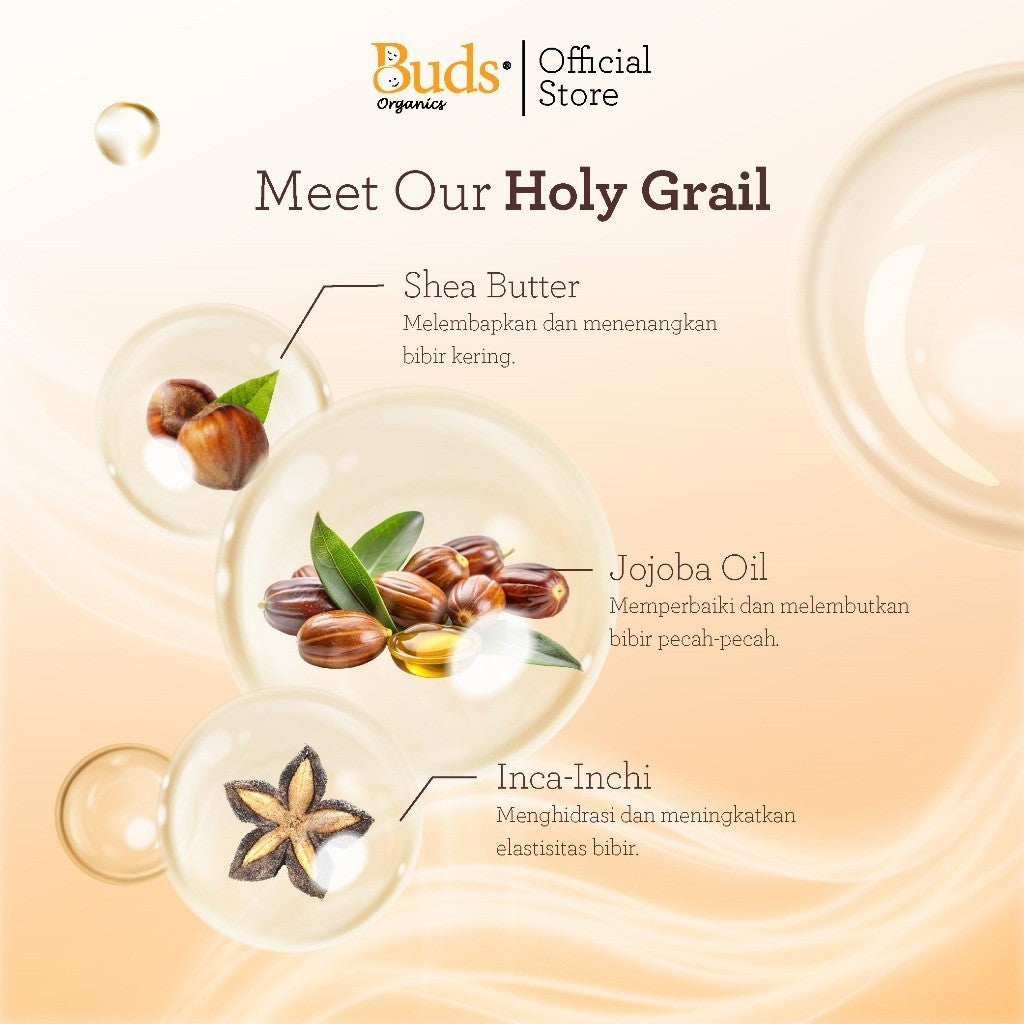 Buds Precious Baby Nourishing Lip Balm - Pelembab Bibir Bayi