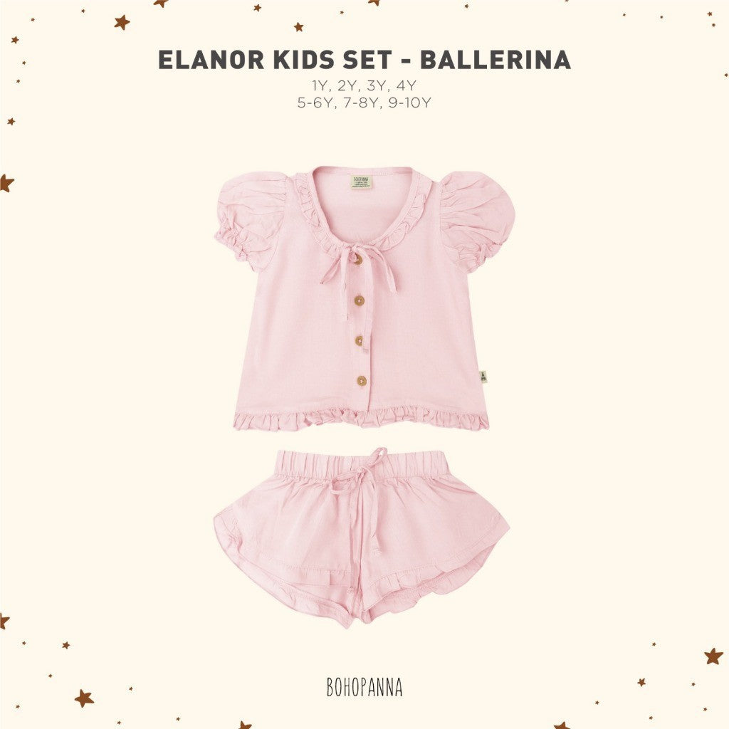 BOHOPANNA - ELANOR KIDS SET - SETELAN ANAK PEREMPUAN
