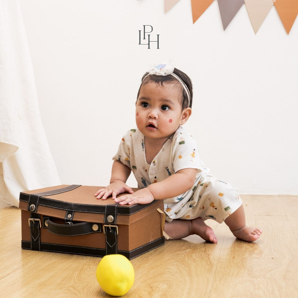 Little Palmerhaus - Little Wear Short Set (Setelan Bayi Lengan Pendek)