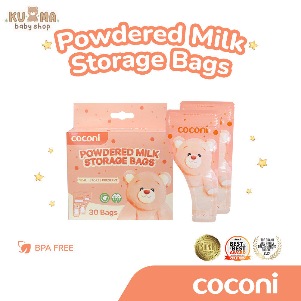 COCONI Powdered Milk Storage Bags 30pcs | Kantong Susu Bubuk Bayi BPA Free