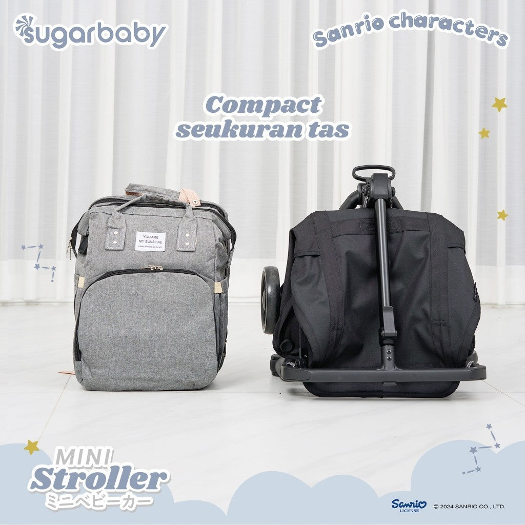 Sugarbaby Sugar Baby Mini Stroller Sanrio Collection/Kereta Dorong Bayi Lipat/Folded Stroller/Stroller Baby Traveling/Stroller Lipat Baby