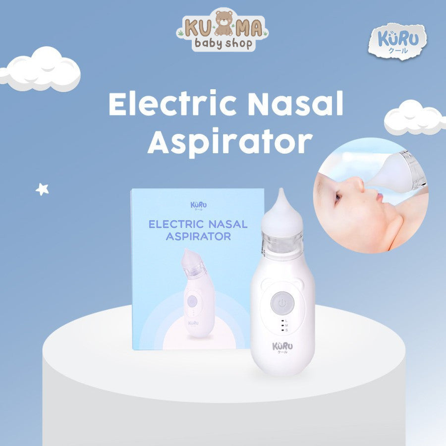 Kuru Baby Electric Nasal Aspirator | Alat Penyedot Ingus Elektrik Nose Cleaner