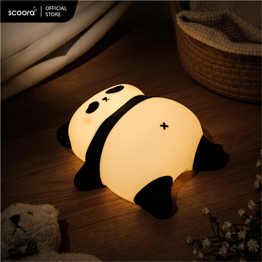 Scoora Raizin Lampu Tidur Silicone Tepuk Rechargeable