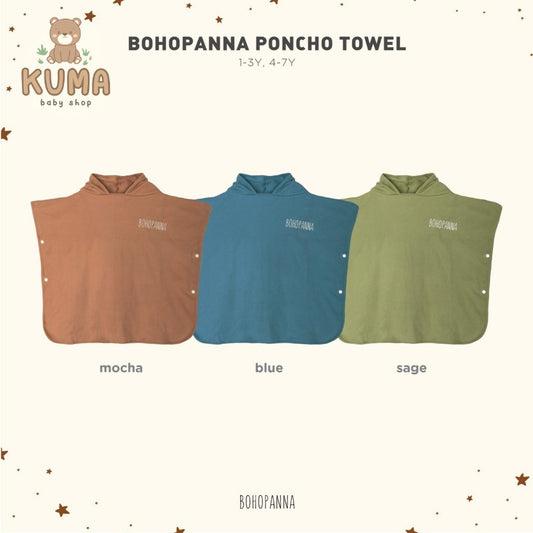 BOHOPANNA - PONCHO TOWEL - Handuk Renang - Handuk Anak 2435