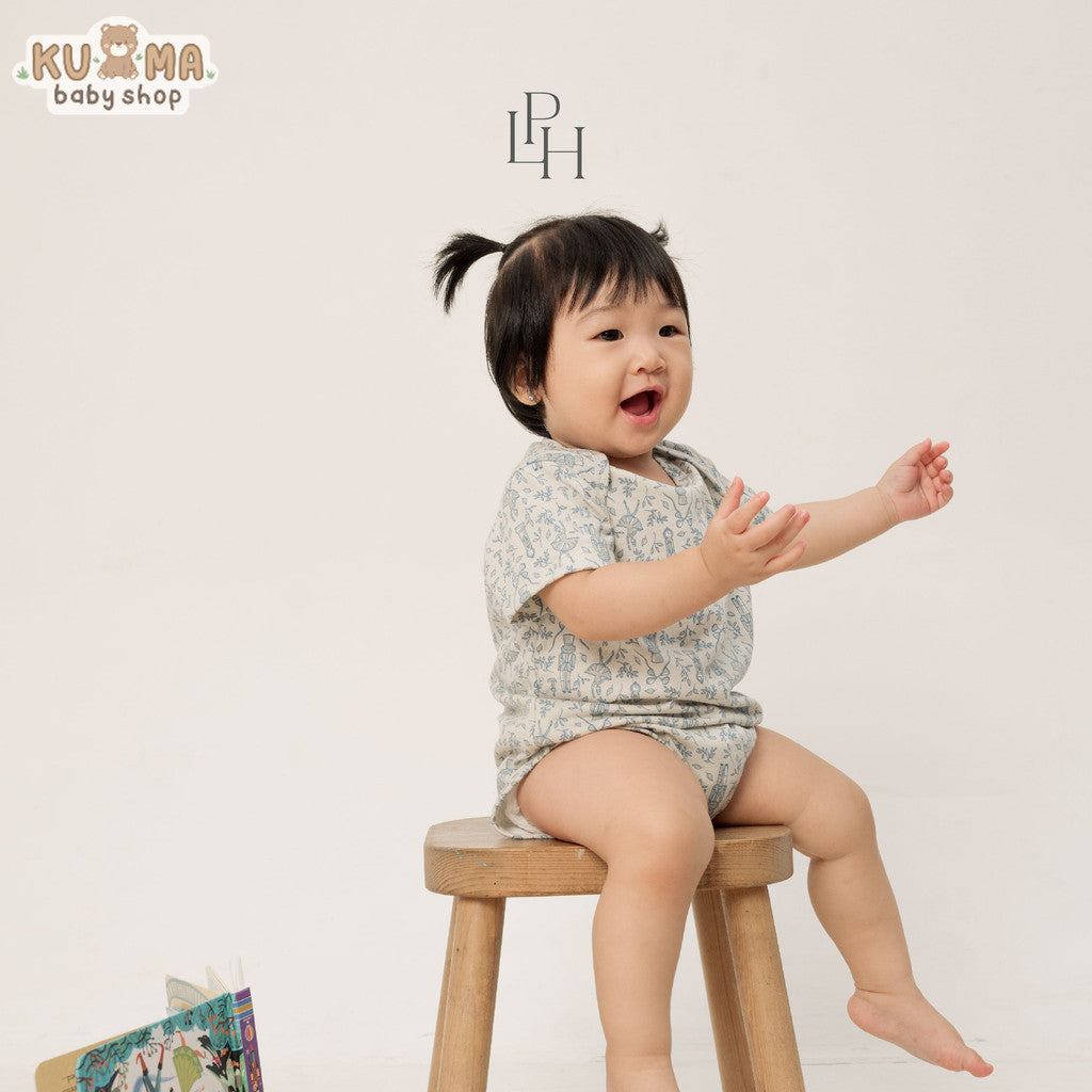 Little Palmerhaus - Little Wear Short Bodysuit (Jumper Bayi)