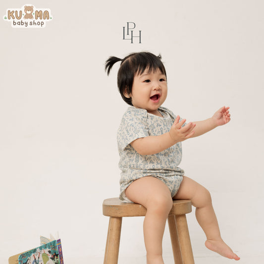 Little Palmerhaus - Little Wear Short Bodysuit (Jumper Bayi)