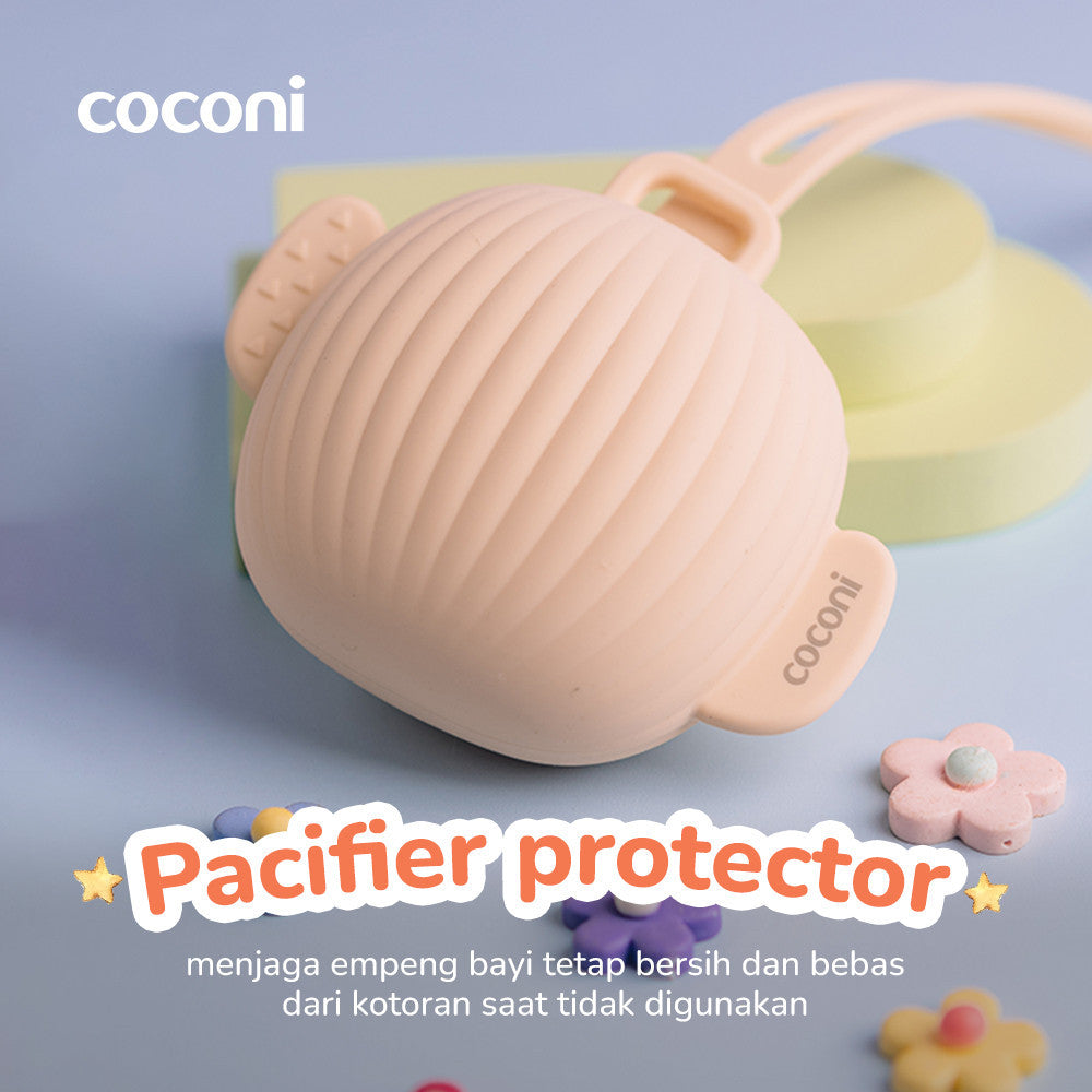 COCONI Pacifier Protector | Tempat Penyimpanan Empeng Gantungan Silikon