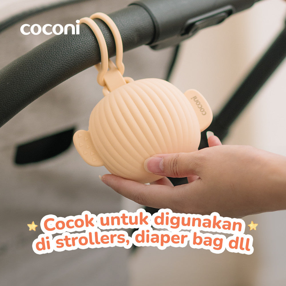 COCONI Pacifier Protector | Tempat Penyimpanan Empeng Gantungan Silikon