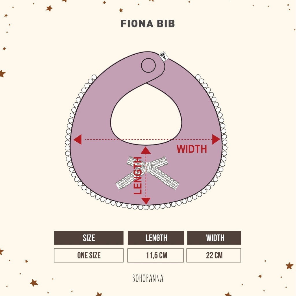 BOHOPANNA - BIB FIONA - SLABBER BAYI