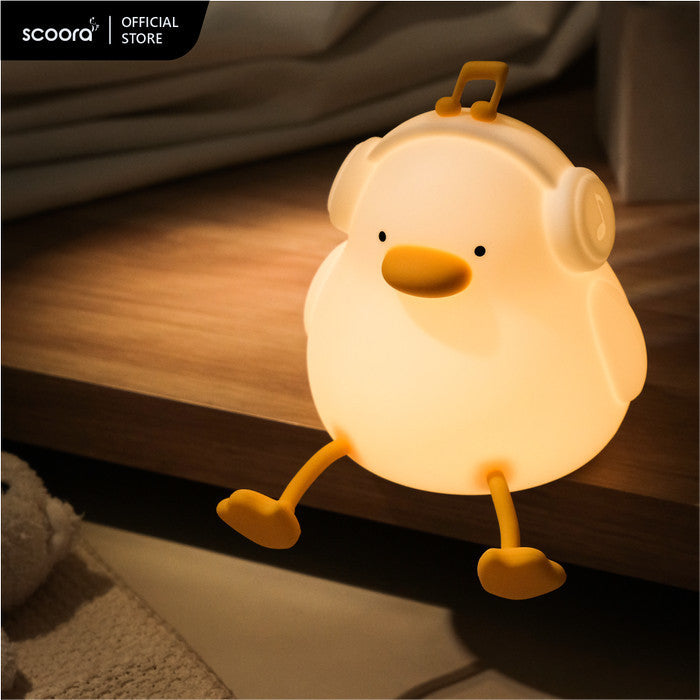 Scoora Raizin Lampu Tidur Silicone Tepuk Rechargeable