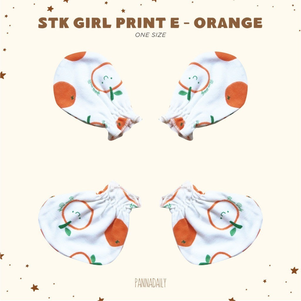 BOHOPANNA - PANNADAILY - STK GIRL PRINT E - Mitten Dan Booties Anak Perempuan