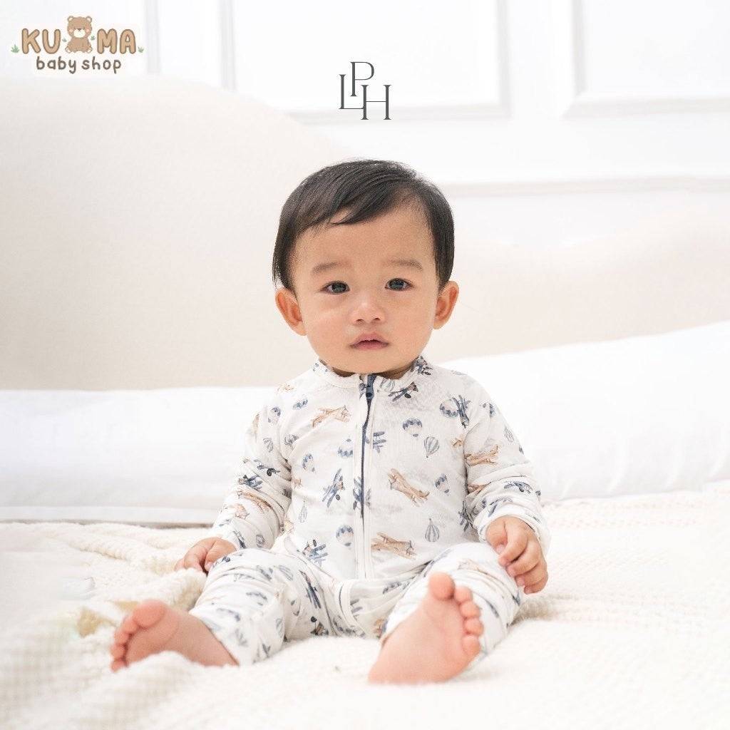 Little Palmerhaus - Tencel Sleepsuit 2.0 (Jumpsuit Bayi)