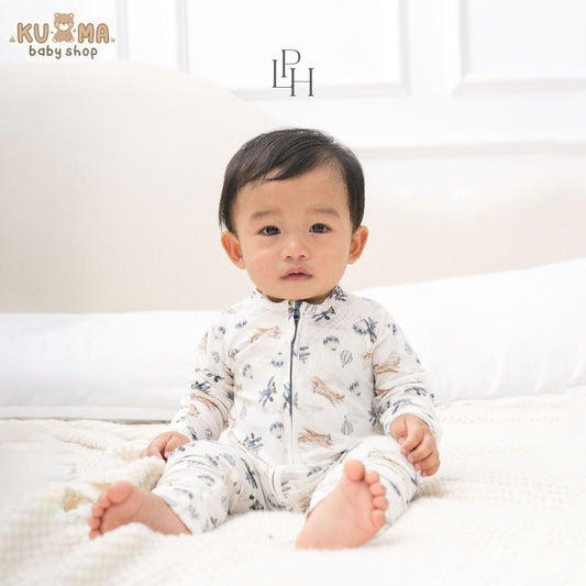 Little Palmerhaus - Tencel Sleepsuit 2.0 (Jumpsuit Bayi)