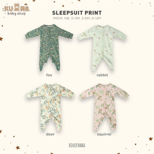 BOHOPANNA - SLEEPSUIT PRINT 2.0 2481 - BAJU TIDUR BAYI
