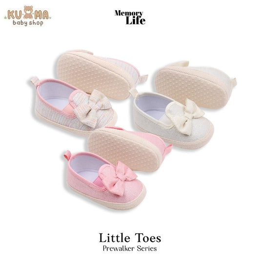 MemoryLife - Prewalker Little Toes | Prewalker Premium Bayi Perempuan Umur 0 Bulan - 18 Bulan