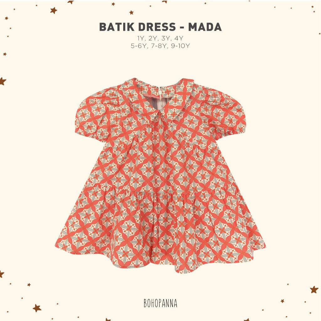 BOHOPANNA - BATIK DRESS - Dress Batik Anak Perempuan