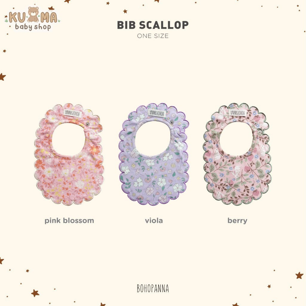 BOHOPANNA - BIB SCALLOP - Slabber Bayi