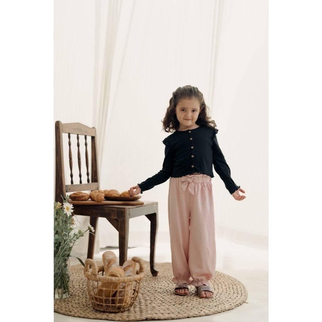 BOHOPANNA - CROP RUFFLE CARDIGAN - Cardigan Anak Perempuan - Atasan Anak Perempuan