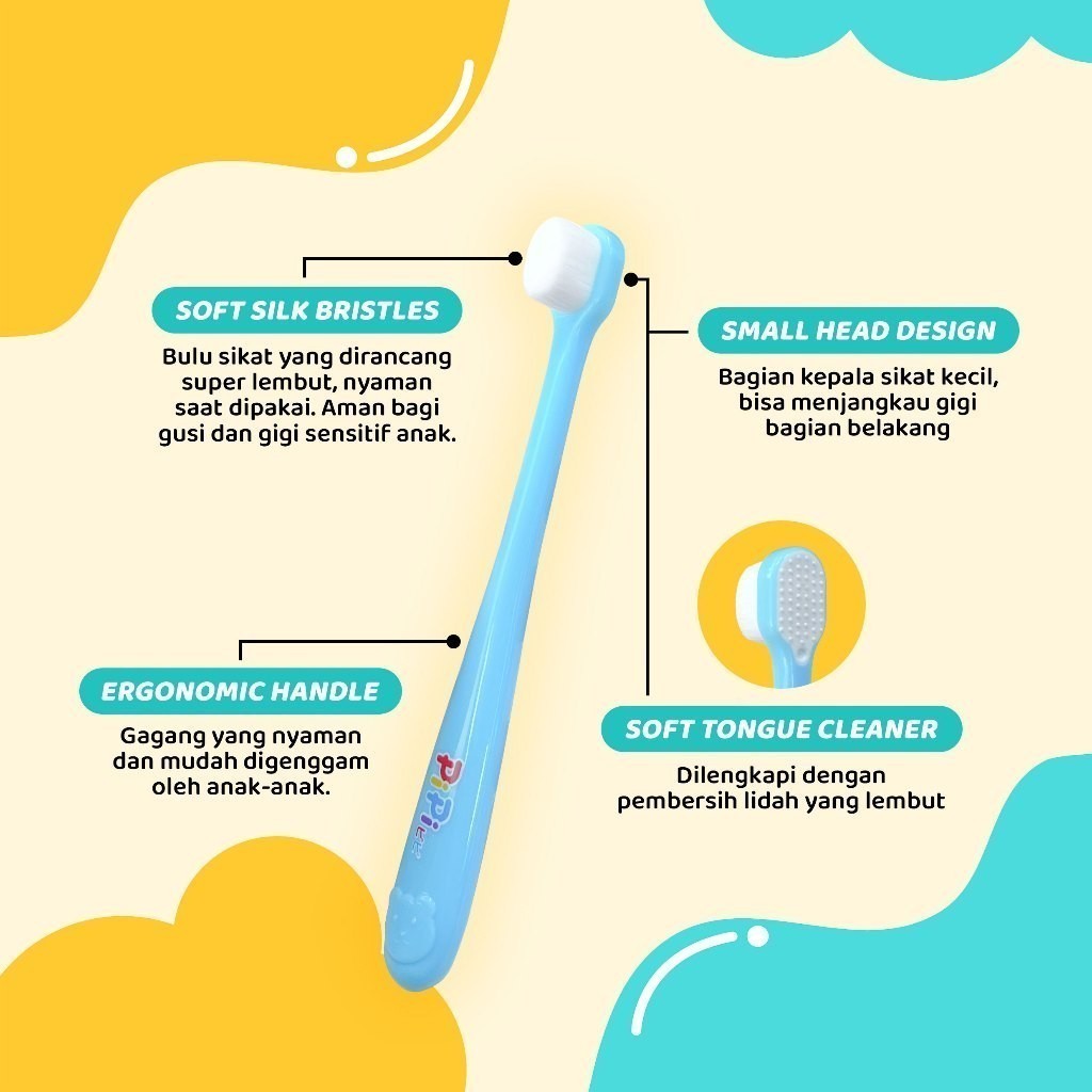 Bagus PiPi Toothbrush Kiddy - Sikat Gigi Anak