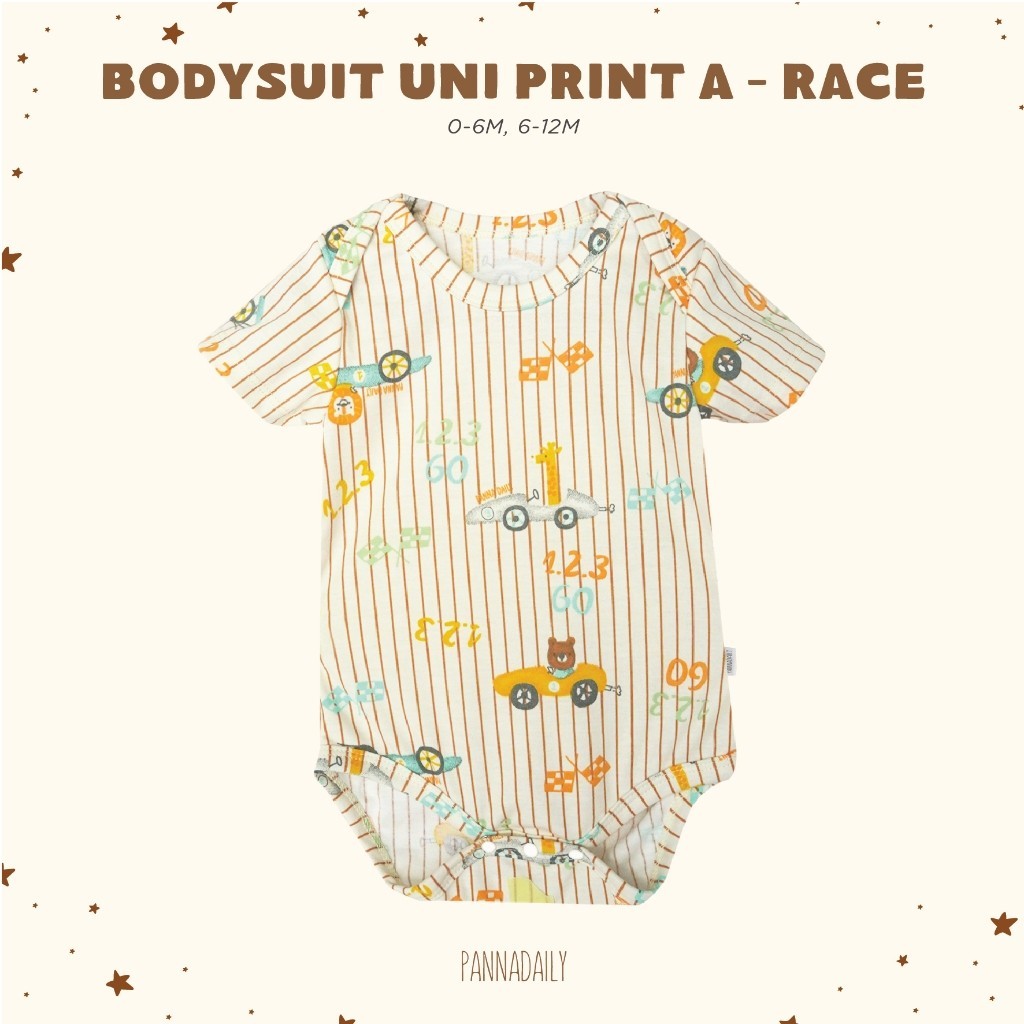 BOHOPANNA - PANNADAILY - BODYSUIT UNISEX PRINT A - Jumper Bayi