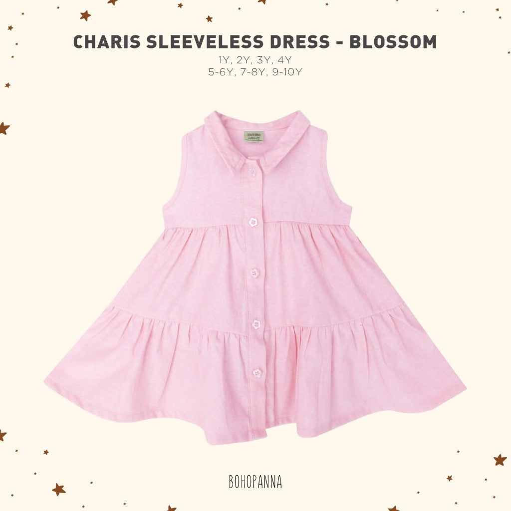 BOHOPANNA - CHARIS SLEEVELESS DRESS - DRESS ANAK PEREMPUAN