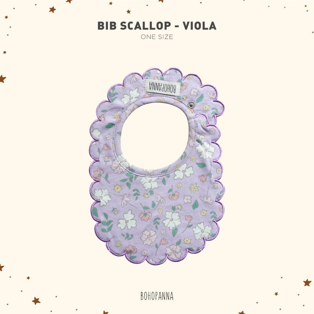 BOHOPANNA - BIB SCALLOP - Slabber Bayi