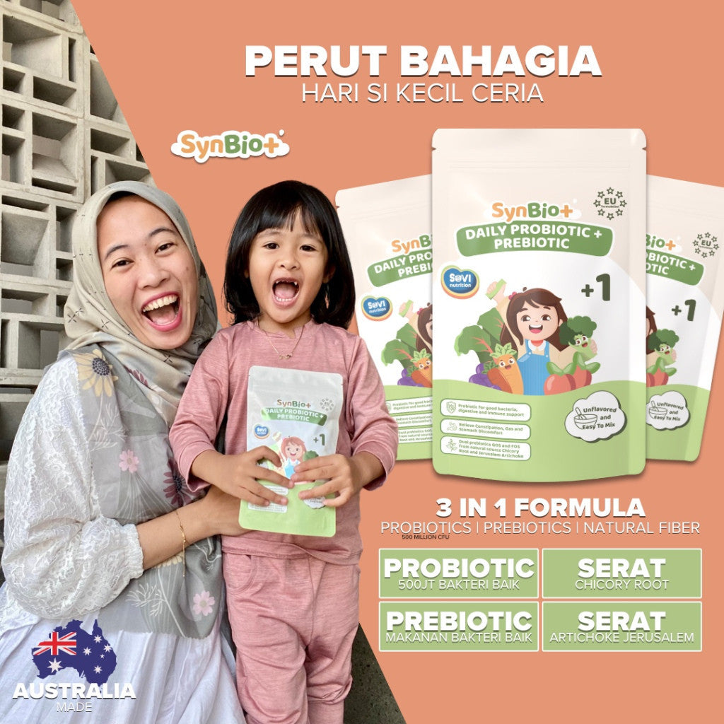 Probiotic + Prebiotic - Synbio+ Untuk Pencernaan Anak Dengan Probiotik