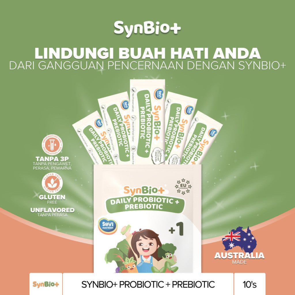 Probiotic + Prebiotic - Synbio+ Untuk Pencernaan Anak Dengan Probiotik