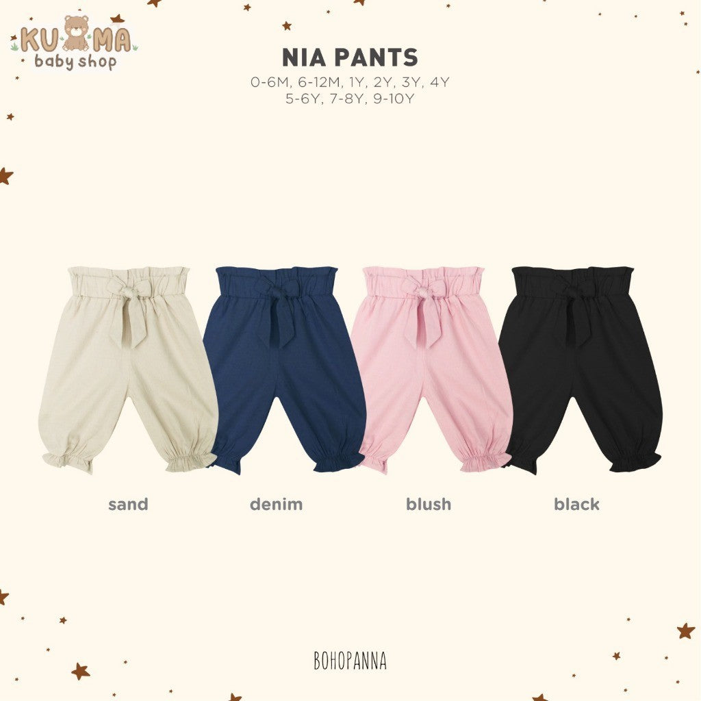 BOHOPANNA - NIA PANT - Celana Panjang Anak Perempuan 2555