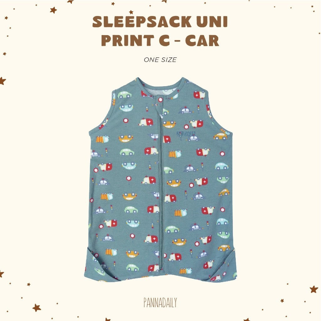 BOHOPANNA - PANNADAILY - SLEEPSACK Uni Print C- Bedong Bayi - Selimut Bayi