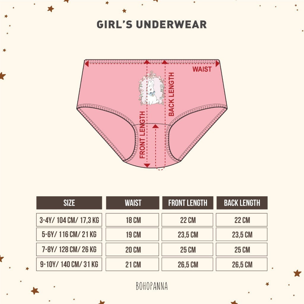 BOHOPANNA - GIRL'S UNDERWEAR - GIRLS UNDERWEAR - Celana Dalam Anak Perempuan 5551