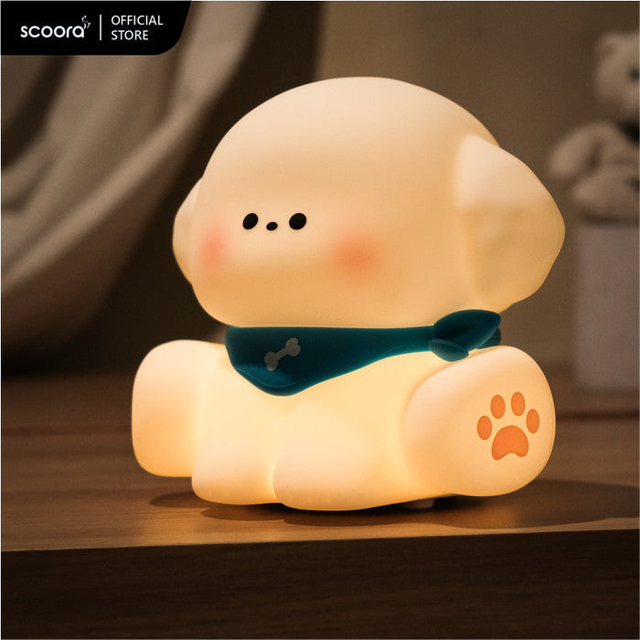 Scoora Raizin Lampu Tidur Silicone Tepuk Rechargeable