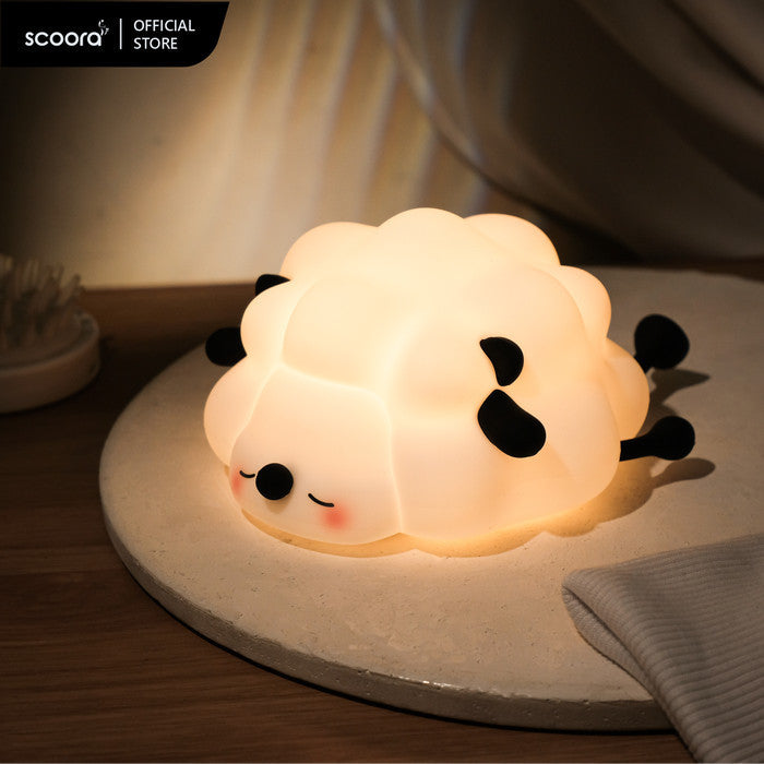 Scoora Raizin Lampu Tidur Silicone Tepuk Rechargeable