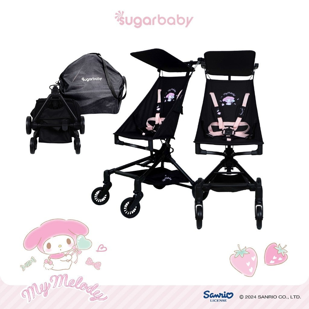Sugarbaby Sugar Baby Mini Stroller Sanrio Collection/Kereta Dorong Bayi Lipat/Folded Stroller/Stroller Baby Traveling/Stroller Lipat Baby