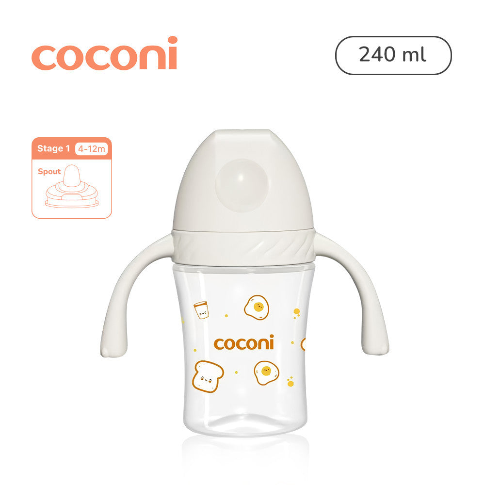 COCONI Dental-Care Sippy Cup | 240ml 300ml | Botol Minum Anak Bayi Dengan Pemberat Spout Straw BPA FREE