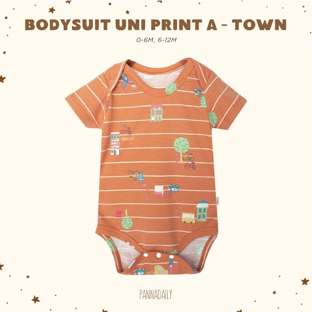 BOHOPANNA - PANNADAILY - BODYSUIT UNISEX PRINT A - Jumper Bayi