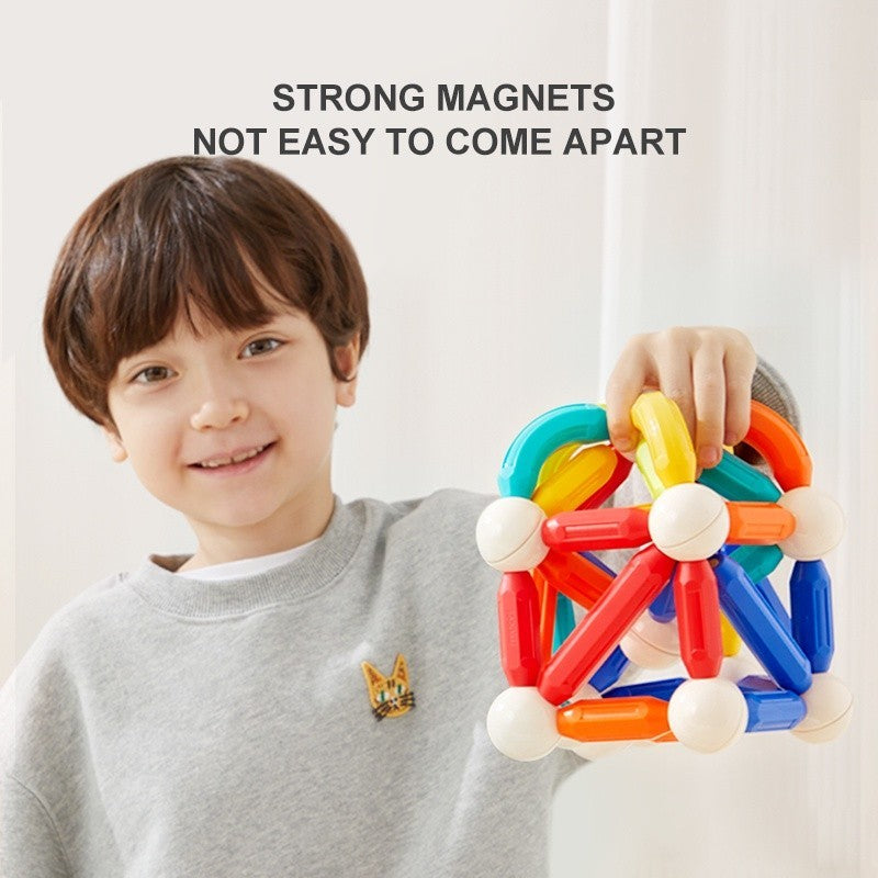 Mideer Rainbow Magnetic Sticks 60pcs Mainan Edukasi Anak MD1169