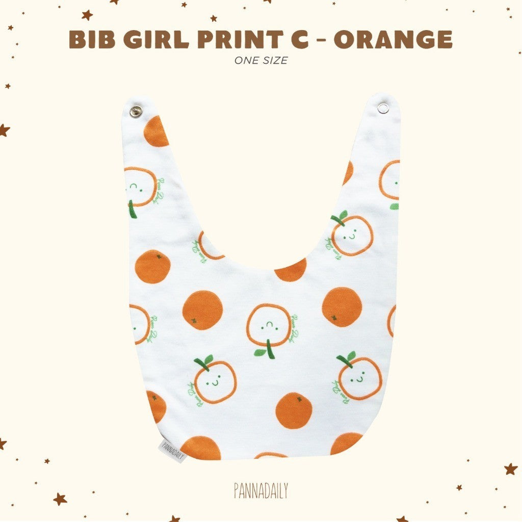 BOHOPANNA - PANNADAILY - BIB GIRL PRINT C - Slabber Bayi