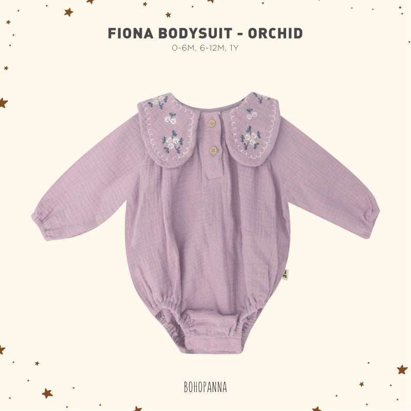 Bohopanna Fiona Bodysuit - Jumper Bayi Perempuan Lengan Panjang