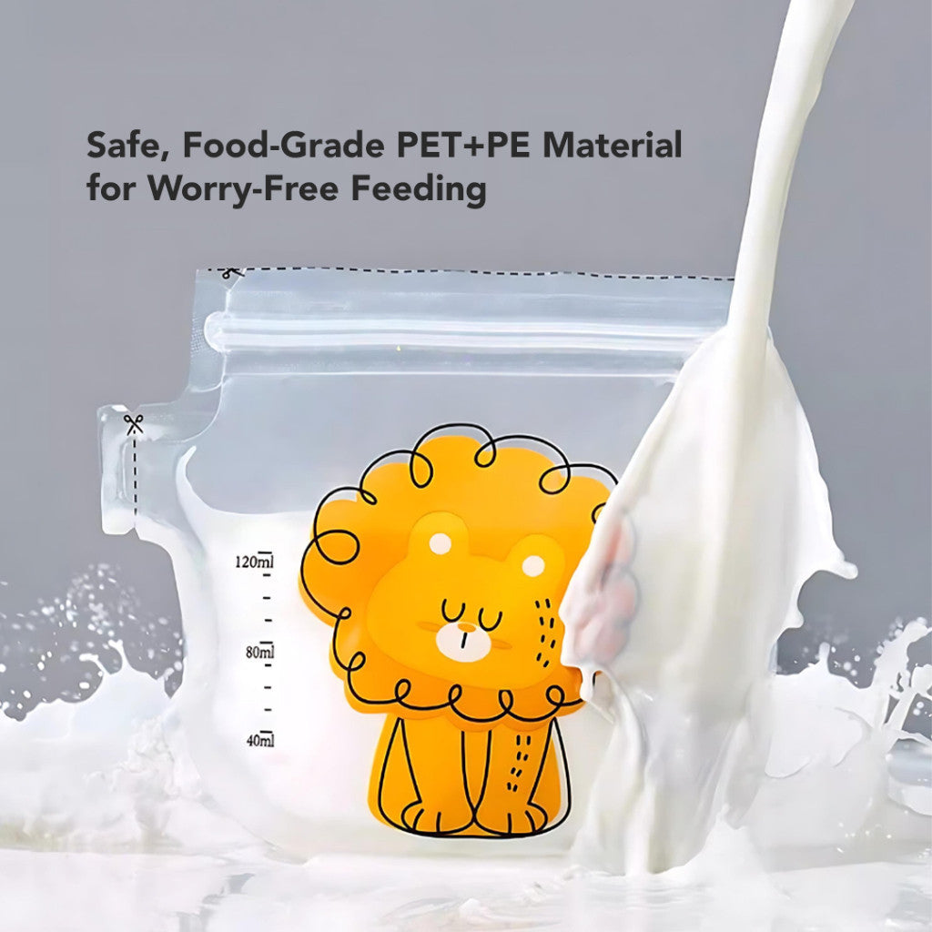 Sakumini Disposable Breastmilk Storage Bag Kantong Asi & Kanton Susu Bubuk Susu Bayi Thermal Sensor Suhu