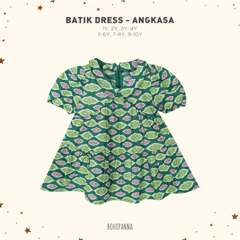 BOHOPANNA - BATIK DRESS - Dress Batik Anak Perempuan